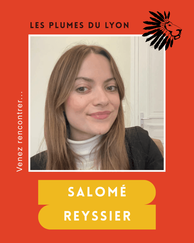 Salomé Reyssier, invitée des Plumes du Lyon